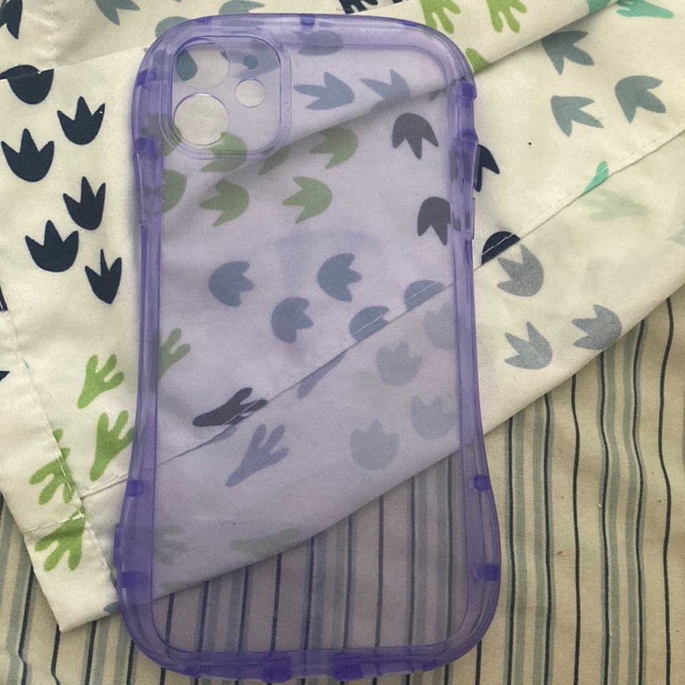 Purple protective iPhone 11 case